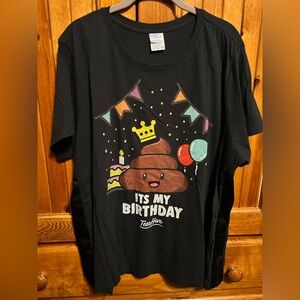 Port and Company, It’s My Birthday Poop Shirt Size 3XL